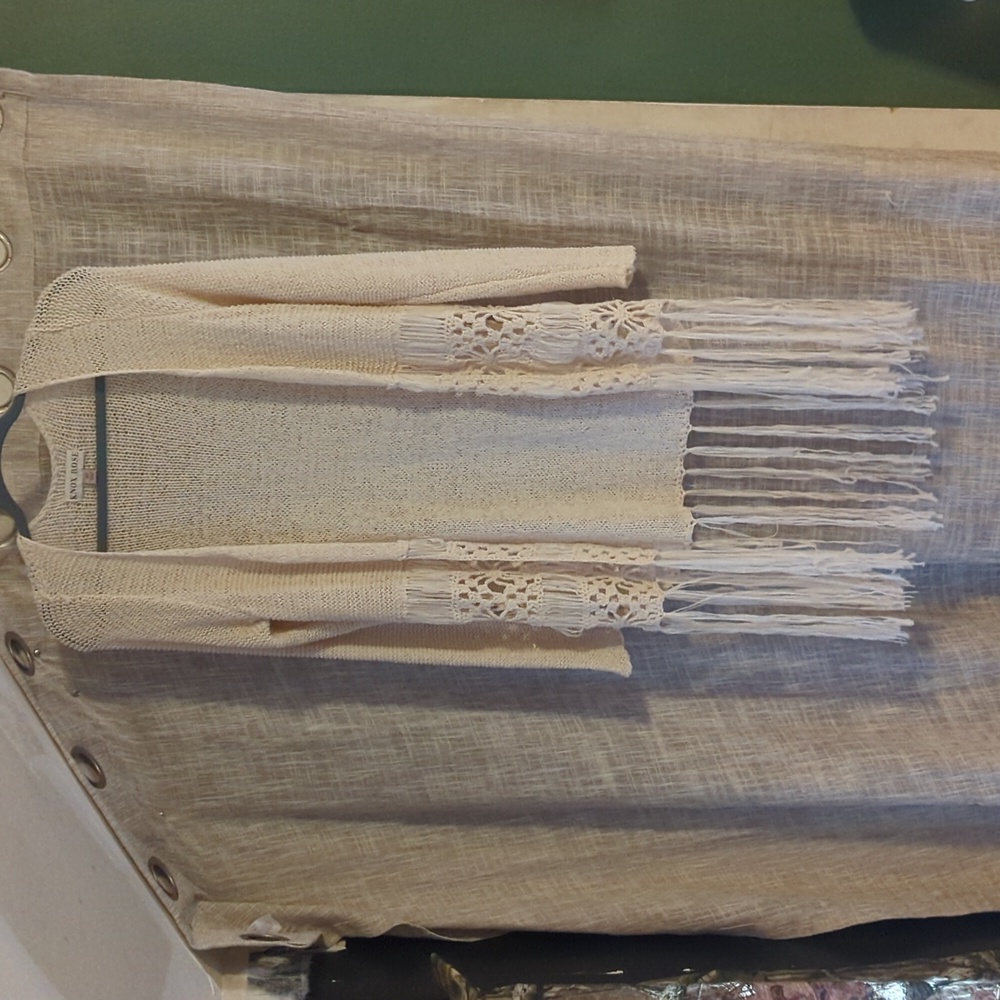 Fringe cardigan